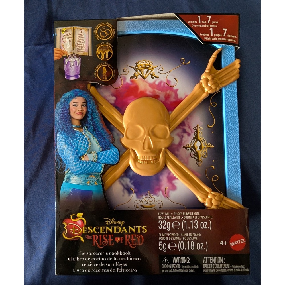 Disney Descendants Mattel‎ Rise of Red Sorcerer's Cookbook Chloe Charming Doll